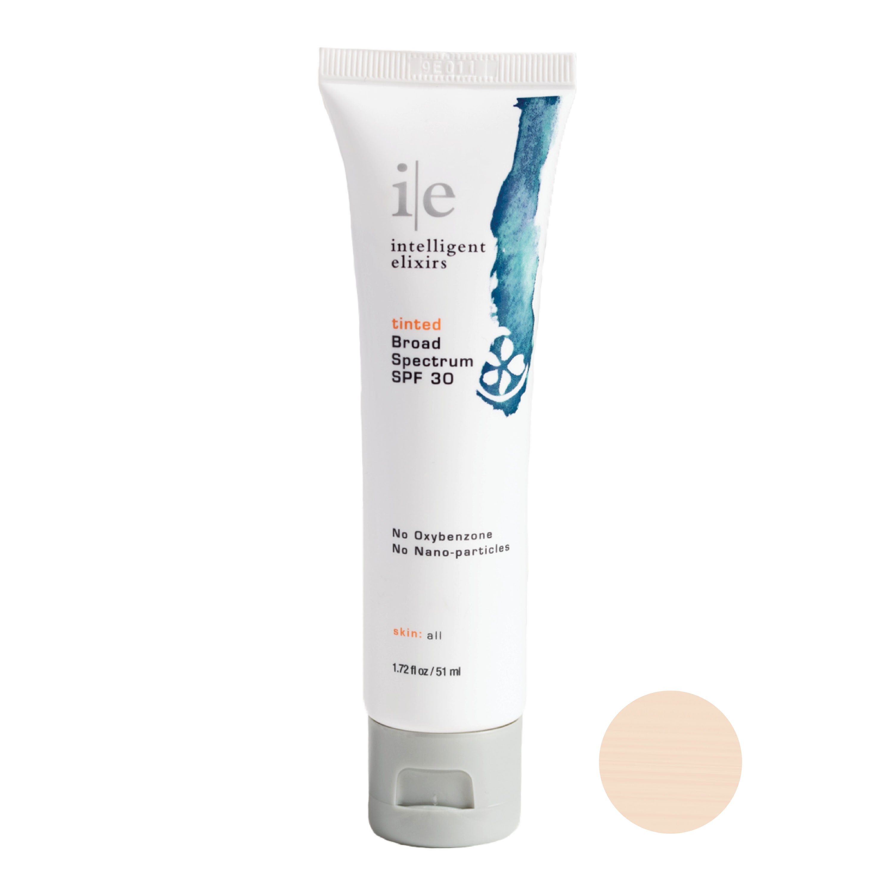 Tinted Broad Spectrum SPF 30 Natural shade bottle on white background